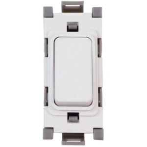 DETA 20A DP GRID SWITCH WHITE