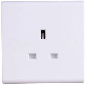 DETA SLIMLINE 1G UN-SWITCHED SOCKET
