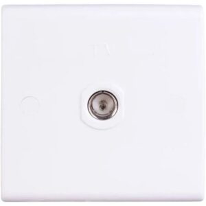 DETA SLIMLINE 1G NON-ISOLATED COAX SOCKET