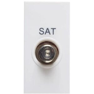 DETA SAT F PLUG MODULE WHITE