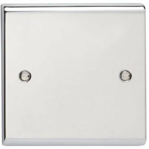 DETA 1G POLISHED CHROME BLANK PLATE