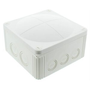 140X140X82 IP66 WHITE JUNCTION BOX (+ TERMS) 1LTR 10ML