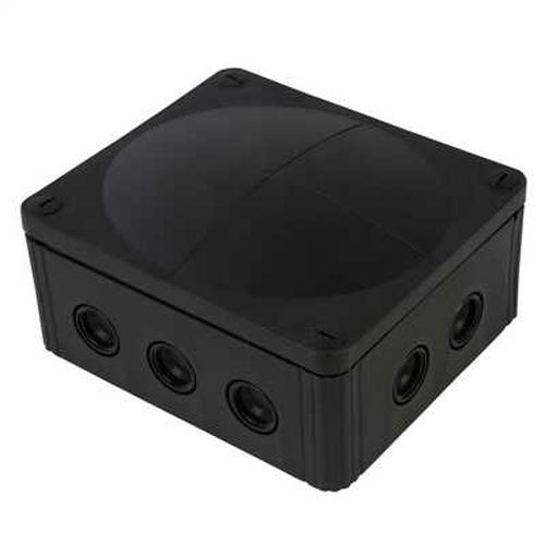 160 X 140 X 81 IP66 BLACK JUNCTION BOX (+ TERMS) 1LTR 250ML