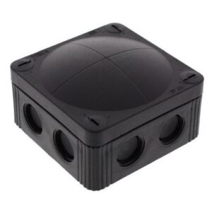 WISKA 100 X 100 X 55 IP65 BLACK ENCLOSURE