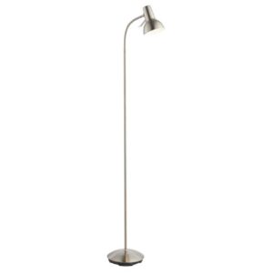 ENDON AMALFI TASK FLOOR LAMP SATIN NICKLE