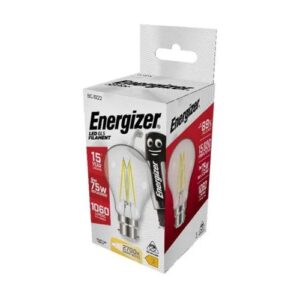 ENERGIZER LED FILAMENT GLS BC 8W = 75W 1060LM CL WW