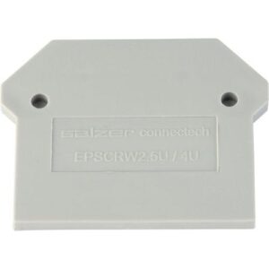 EUROPA 2.5/4MM GREY TERMINAL END STOP