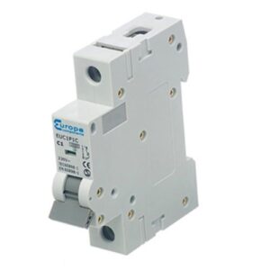 EUROPA 50A C-TYPE SINGLE POLE MCB