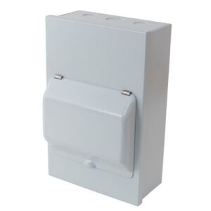 EUROPA 6-MOD IP40 METAL ENCLOSURE+LID