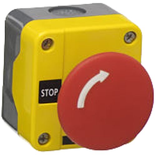 EUROPA PLASTIC EMERGENCY EMERGENCY STOP IP65 60MM BUTTON
