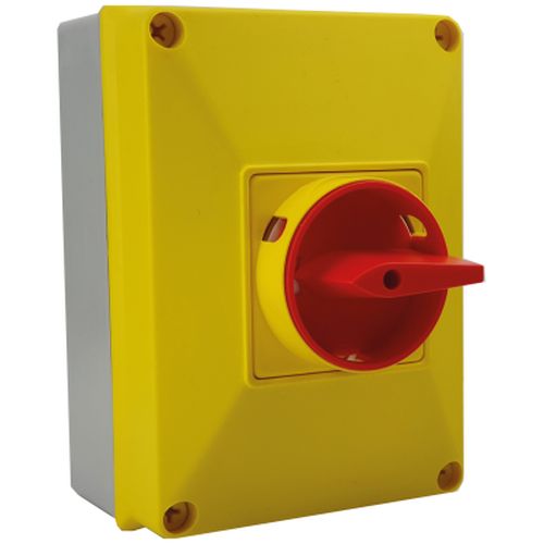 SATURN LARGE ENCLOSURE 32A 4-POLE IP66 EUROPA ROTARY ISOLATOR