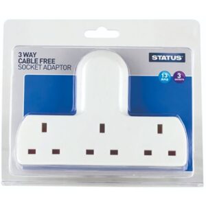 3-GANG PLUG-IN SOCKET ADAPTOR