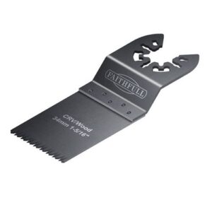 FAITHFULL FLUSH CUT WOOD BLADE SET 34MM
