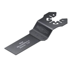 FAITHFUL FLUSH CUT WOOD/METAL BLADE 22MM