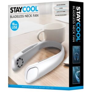 MINI PORTABLE USB RECHARGEABLE BLADELESS NECK FAN F1901WH