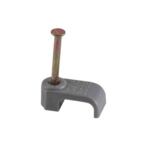 2.5MM FLAT GREY T&E CLIPS (100)
