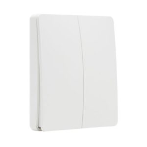 FORUM 2-CHANNEL SELF-POWERED WHITE WALL SWITCH KINETIC