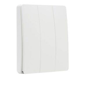 FORUM 3-CHANNEL SELF-POWERED WHITE WALL SWITCH KINETIC