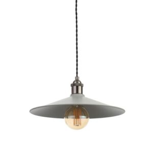 FORUM RIGEL LARGE SHALLOW DINER SHADE MATT GREY