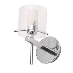 FORUM GENE CLR CYLINDER WALL LT CHR CHROME