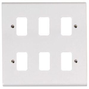 DETA 6G SLIMLINE GRID FRONT PLATE