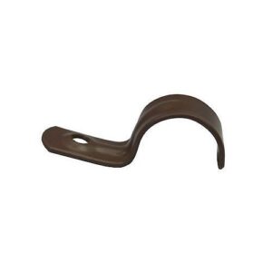 GALV 20MM POWERED COATED HALF SADDLE WHITE
