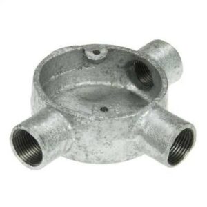 20MM GALV 3-WAY T-BOX