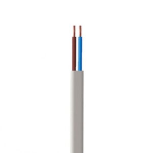 0.5MM 2192Y 2C OVAL WHITE 100 MTS (C203)