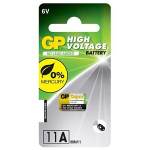 GP 11A A11 A21 6V ALKALINE BATT L1016