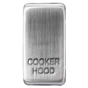 BG NEXUS COOKER HOOD BRUSHED STEEL ROCKER