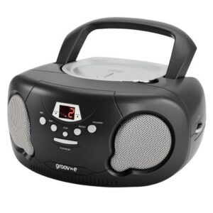 GROOVE BOOMBOX PORTABLE CD PLAYER/RADIO