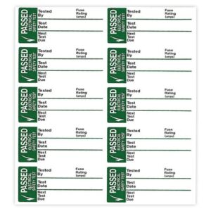 SMALL PASS TEST LABELS S/A WRITE ON (50)
