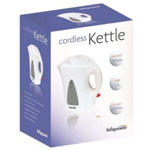 2200W 1.7L CORDLESS JUG KETTLE WHITE