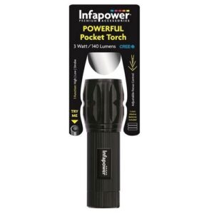 INFAPOWER 3W 3- FUNCTION POCKET TORCH