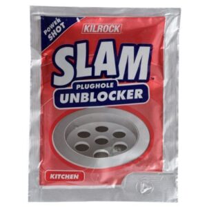 SLAM KITCHEN PLUGHOLE UNBLOCKER - PER 60g SACHET