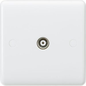 KNIGHTSBRIDGE CURVE 1G TV SOCKET