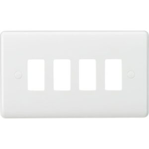 KNIGHTSBRIDGE CURVE 4-MOD 2G FACE PLATE