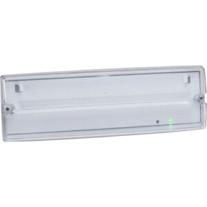 KNIGHTSBRIDGE 230V IP65 4W LED EMERGENCY SELF TEST BULKHEAD
