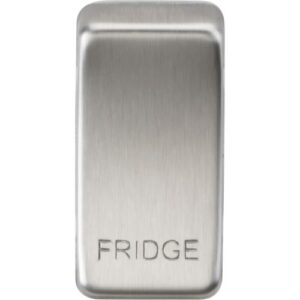 KNIGHTSBRIDGE SWITCH COVER "MARKED FRIDGE" - BRUSHED CHROME