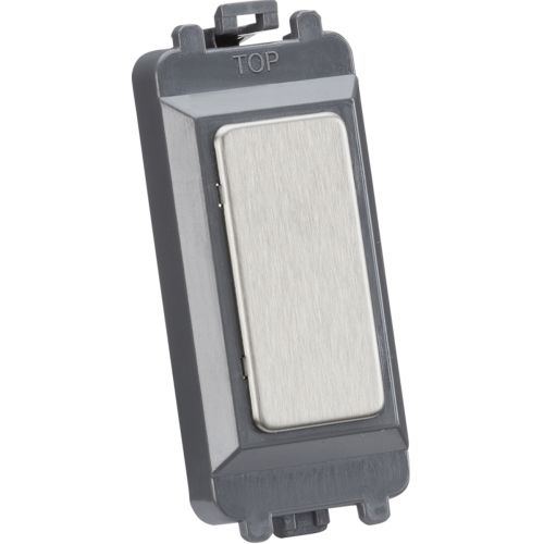 KNIGHTSBRIDGE BLANK GRID MODULE - BRUSHED CHROME
