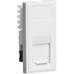 KNIGHTSBRIDGE UTP CAT5E RJ45 OUTLET MODULE 25 X 50MM - WHITE