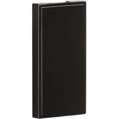 KNIGHTSBIDGE HALF BLANKING MODULES (25 X 50MM) - BLACK