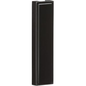 KNIGHTSBRIDGE PACK OF 10 - QUARTER BLANKING MODULES (12.5 X 50MM) - BLACK