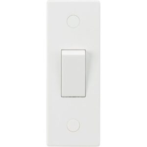 KNIGHTSBRIDGE SQUARE EDGE 1G 2W ARCHITRAVE SWITCH