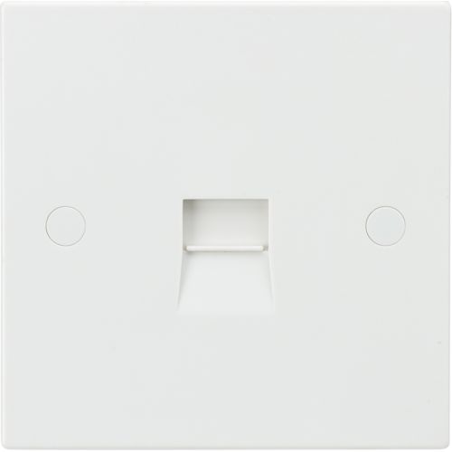 KNIGHTSBRIDGE SQUARE EDGE SLAVE TELEPHONE SOCKET