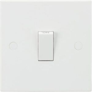 KNIGHTSBRIDGE SQUARE EDGE 20A DOUBLE POLE SWITCH