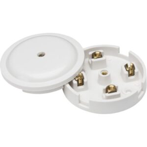 KNIGHTSBRIDGE 20A 4-TERMINAL 79MM WHITE JUNCTION BOX