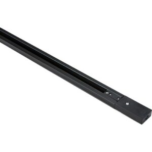 KNIGHTSBRIDGE 230V 10A SINGLE CIRCUIT TRACK BLACK 1MTR