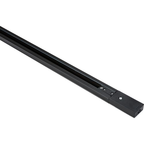 KNIGHTSBRIDGE 230V 10A SINGLE CIRCUIT TRACK BLACK 1MTR