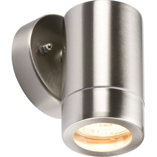 KNIGHTSBRIDGE 230V IP65 LIGHTWEIGHT STAINLESS STEEL FIXED GU10 35W FITTING